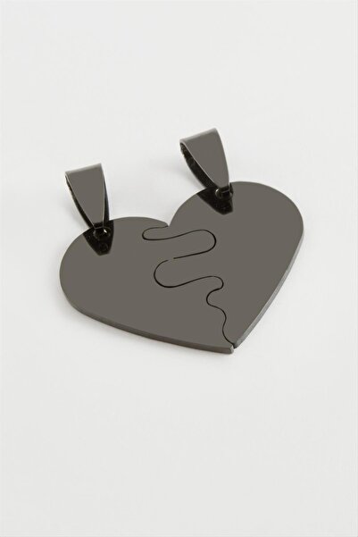 ZERO LAND قلادة من الفولاذ المقاوم للصدأ مزدوجة قابلة للكتابة عليها على شكل ق...