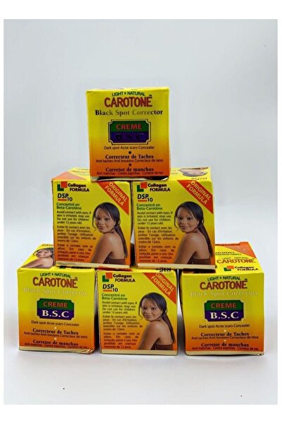 Carotone 6 قطع من كريم تصحيح البقع السوداء 6 × 30 مل