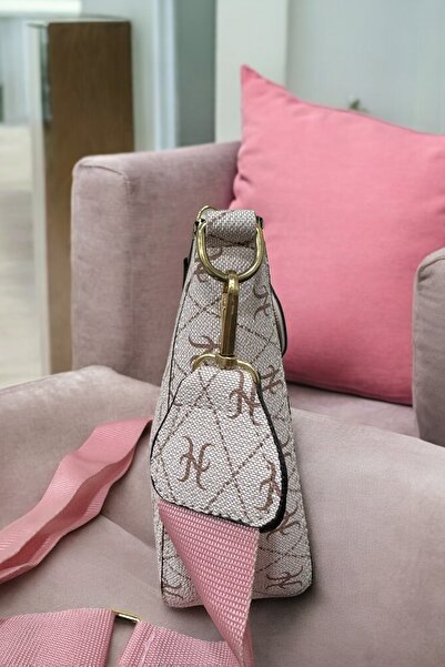 Stilgo Women's 2-Piece Patterned Shoulder Bag and Belt Set