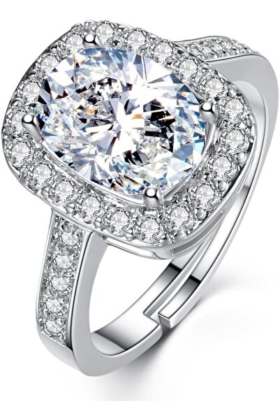 Generic Adjustable Collection Zirconia Ring for Women - Royal Designer Look W...