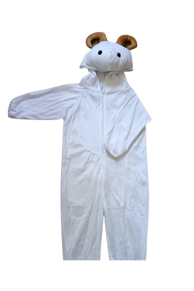 Toybox Sheep Goat Kids Animal Costumes Boys Girls Fancy Dress Outfit Cosplay, Size L(6-7 Years)