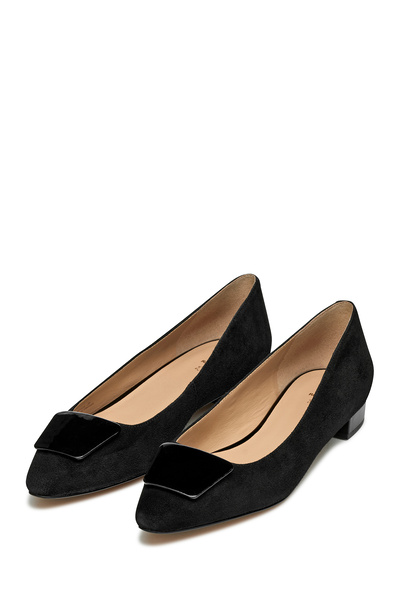 Geox Women's Black D Gıselda15 Patent Leather Classic Ballet Flats D56Yua021Hhc9999