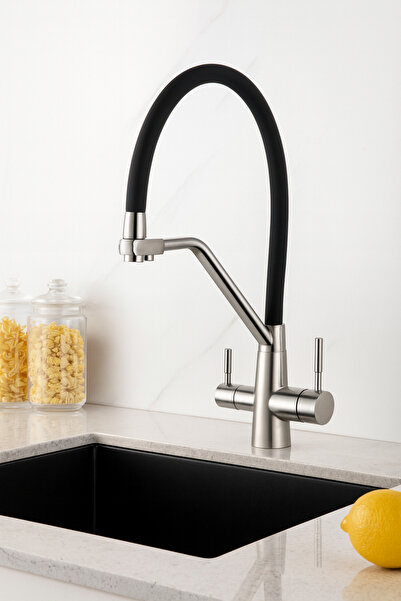 FLEKO Best Inox Arıtmalı Mutfak Bataryası Musluk