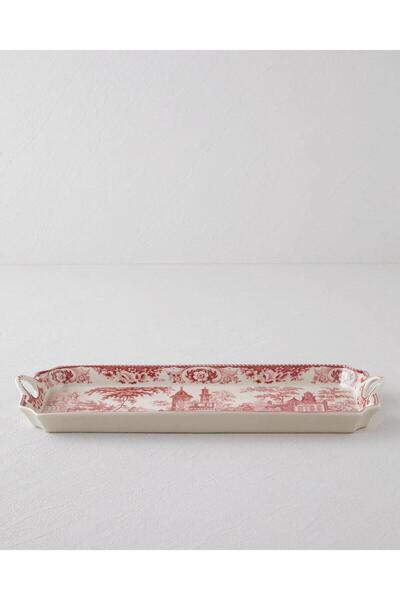 English Home Preston Stoneware Kayak Plate 38 cm Burgundy (17.11.2025)