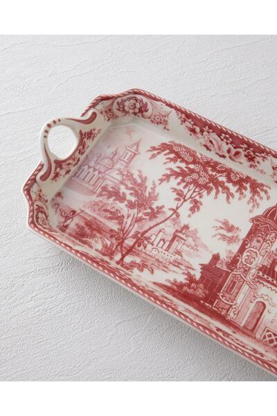 English Home Preston Stoneware Kayak Plate 38 cm Burgundy (17.11.2025)