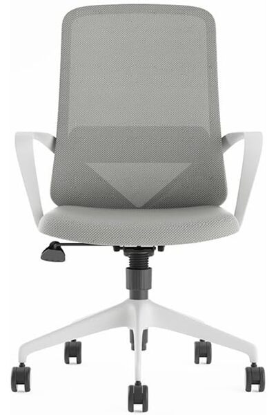 prowork Joey Ergonomic Office Chair, Mesh Back, Adjustable Height, Molded Foam Seat (Grey)
