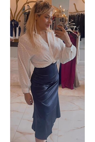 Maison MeDa قميص أبيض ذو ملمس مميز – أنيق وراقٍ