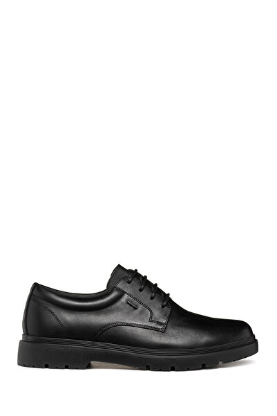 Geox Men's Black U Spherica Ec1 B Abx B - Sm.Le Lace-Up Leather Casual Shoes U46Hnb00043C9999