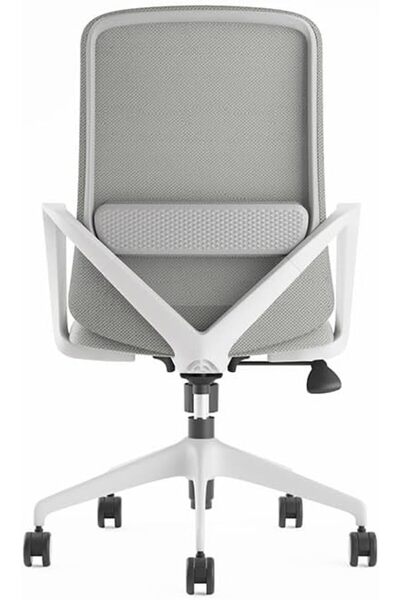 prowork Joey Ergonomic Office Chair, Mesh Back, Adjustable Height, Molded Foam Seat (Grey)