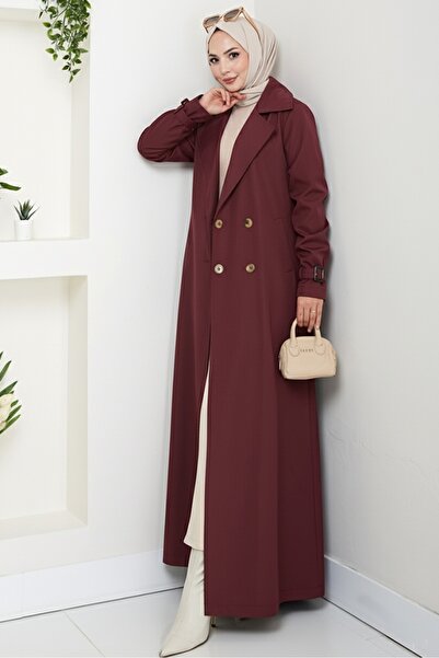 Bestenur Αδιάβροχη καμπαρντίνα πλήρους μήκους 1596 - Βουργουνδία