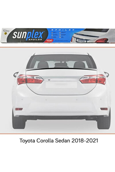 SUNPLEX Toyota Corolla 2019-2025 Spoiler Bagaj Çıtası Piano Black