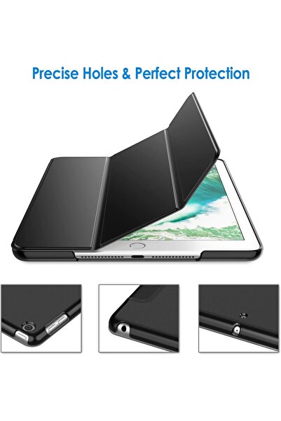 JETech Case for iPad 9.7-inch (2018/2017, 6th/5th Gen) Smart Cover Auto Wake/Sleep - Black