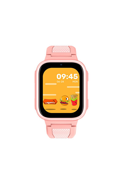 Lagenio K10, roz, 4G, ecran AMOLED de 1,8'', 64MB RAM, 128MB ROM, urmărire GPS, control parental, 950mAh