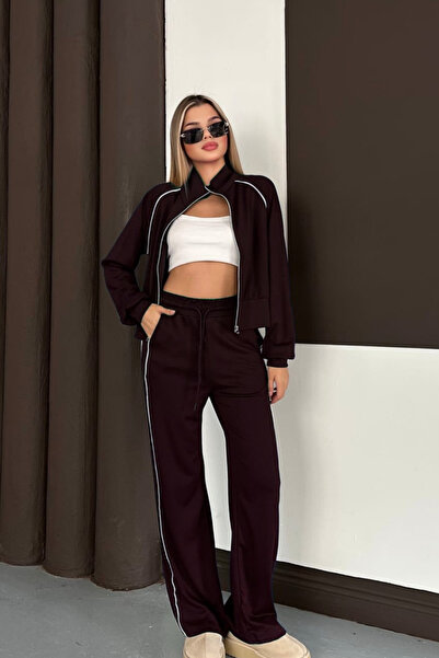 The Robi Modal Fabric Stripe Tracksuit Set