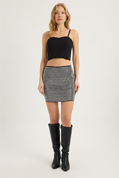 HomeStore Önü Full Taşlı Etek