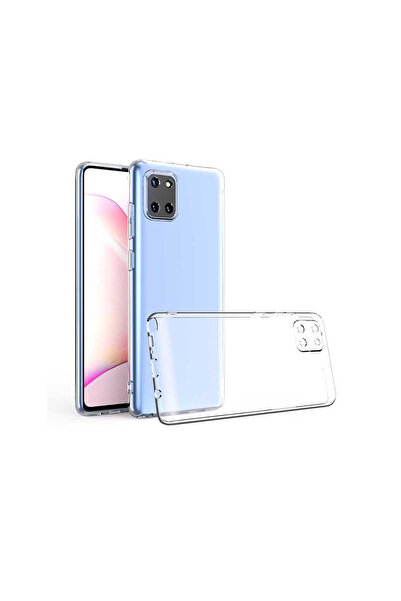 bewn جراب هاتف شفاف متوافق مع سامسونج جالاكسي نوت 10 لايت مع حماية للكاميرا