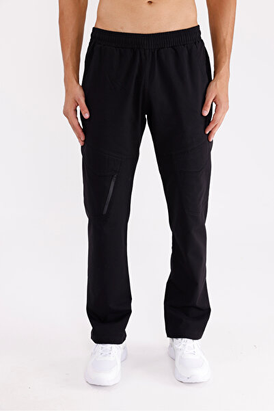 Rowinger بنطال رياضي موديل بريجو بخصر مرن وحزام قابل للتعديل وتصميم مريح مع ج...