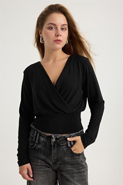 HomeStore Simli Taş Droplu Anv Bluz