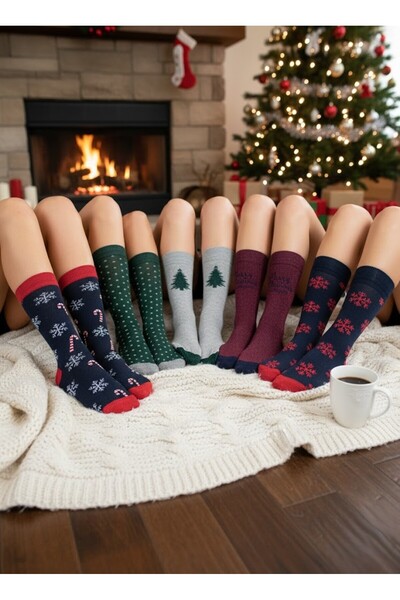 Baff SOCKS 5'Lİ PAKET YILBAŞI ÇORAP