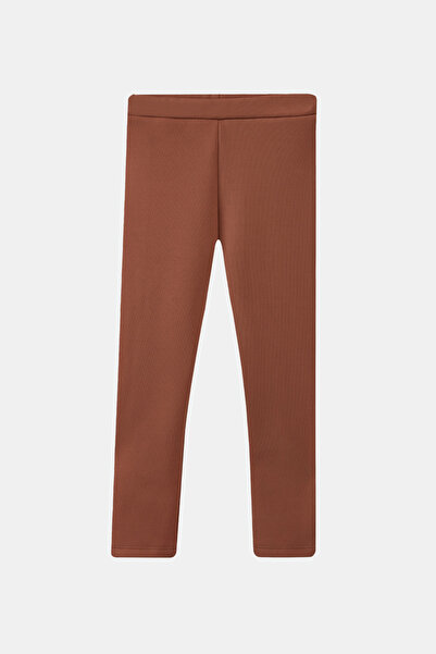 LOVETTI Brown Girl's Plush Extra Thick Winter Leggings