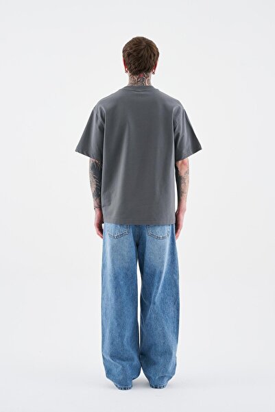 Machinist Men's Relaxed Basic Cotton T-Shirt Smoke