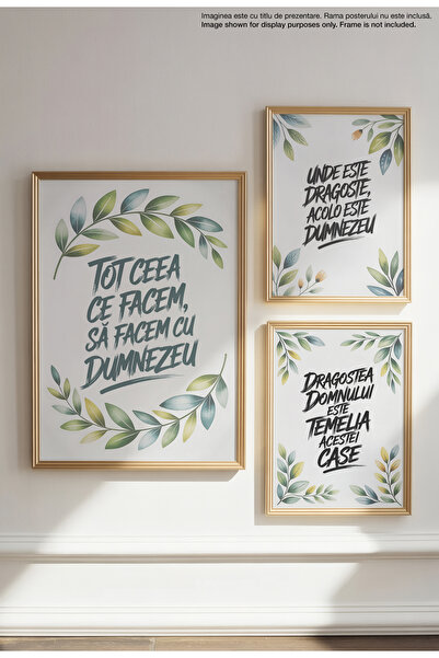 21mxm Let's Do It With God - Unframed Romanian Religious Canvas Poster - Digital Print