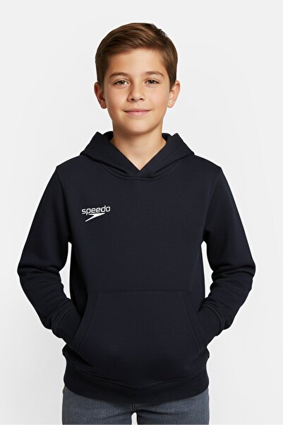 SPEEDO Kids Boy Embroidered Logo Sweatshirts, Black