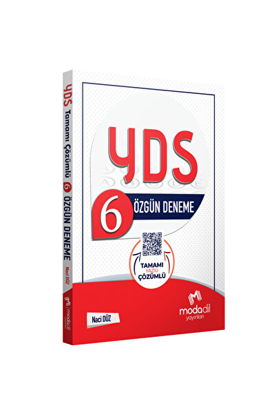 Modadil Yayınları YDS Tamamı Yazılı Çözümlü 6 Özgün Deneme