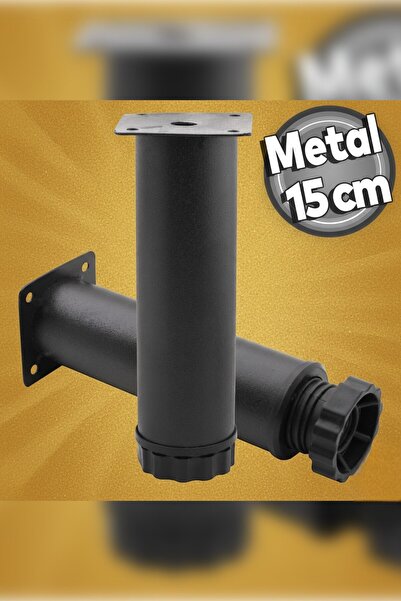 MH MiniHediye Akça Регульована металева 15 см чорна меблі диван крісло база п...