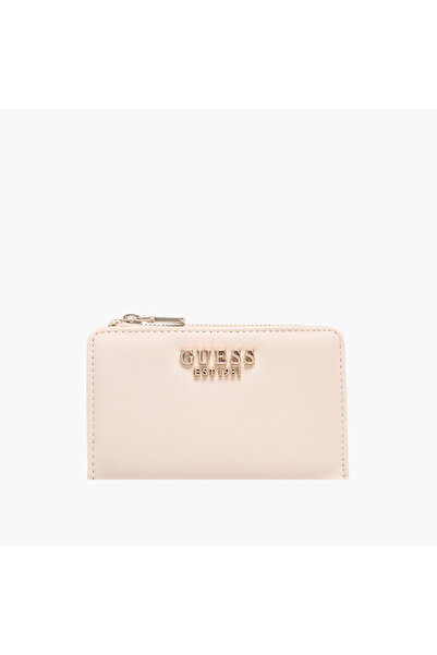 Guess Talent Textured Wallet with Zip Closure