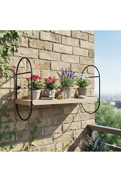 sfs elektrik RAF ÇİÇEKLİK YANLARI DEMİR AHŞAP YANLARI DEMİR 1 ADET