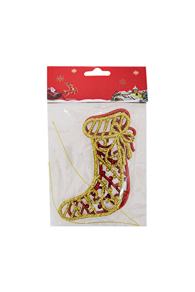 BEST PARTİ Στολίδι Χριστουγεννιάτικου Δέντρου 2 ΤΕΜΑΧΙΑ 10 εκ. Ασημένιες μπότες