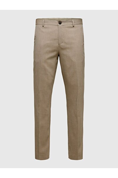 SELECTED Hose Gewebter Wollgemisch