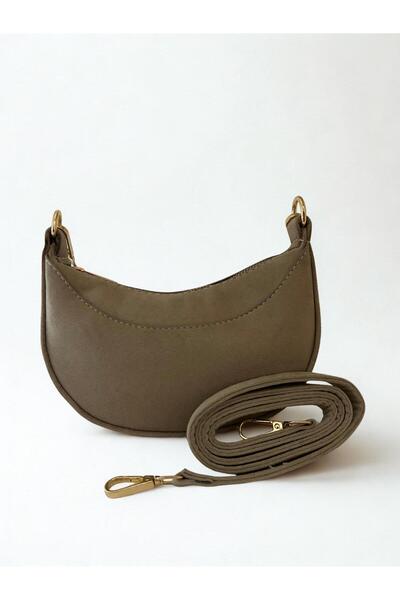 KAGURA Yay Kavisli Noir Baget Kadın Omuz ve El Çantası