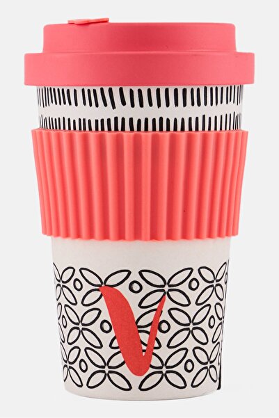 Kitchen Craft Bamboo Travel Mug 410 Ml, Multicolor