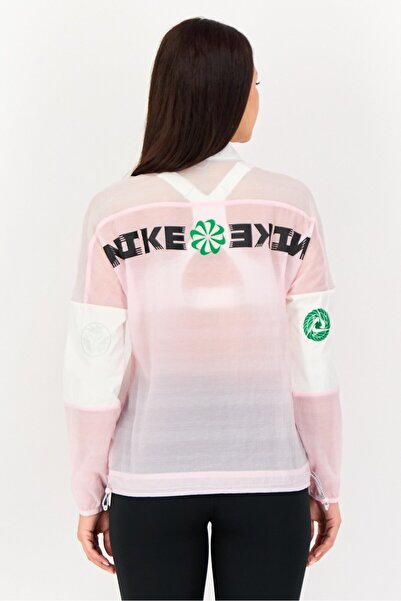 Nike Women Sportswear Fit Long Sleeve Outdoor Jacket Pink