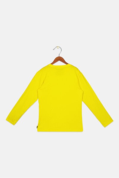 Nautica Kids Boy Crew Neck Brand Logo Tee, Yellow