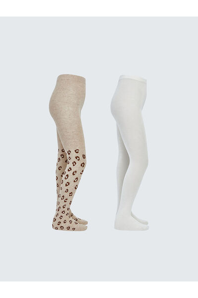 LC Waikiki Vizyon Yeni Sezon Kız Çocuk Külotlu Çorap 2'li