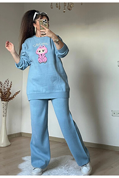 AZRA BUTİK Character Printed Tiriko Team Blue