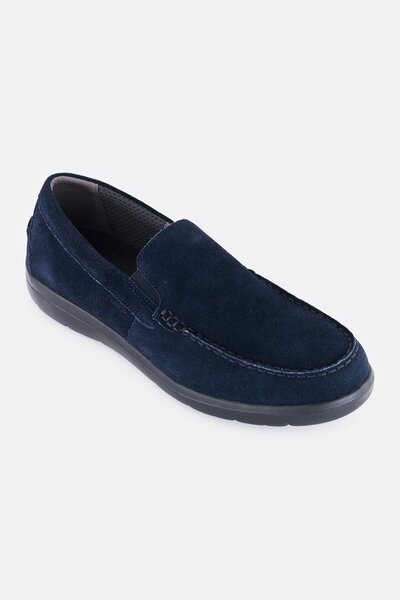 Geox Men Leitan C Slip On Casual Shoes, Dark Navy