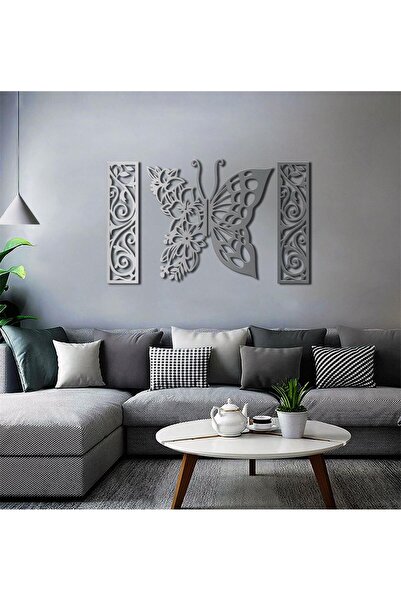 LAZORİAE Decorative 3 Piece Plexiglass Butterfly Wall Painting