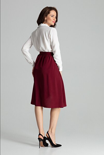 Figl Skirt L060 Burgundy S