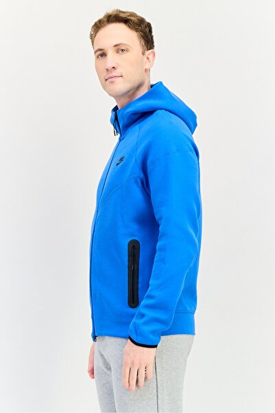 Nike Men Sportswear Fit Long Sleeve Running Track Jacket, Blue