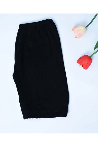 ROSE LİNGERİE Women's shorts made of 100% cotton jacquard fabric - One size fits XL to 4XL