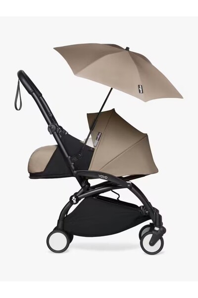 Babyzen YOYO Parasol, UPF 50+ Sun Protection, Taupe - BZ10214-06 (Compatible with YOYO Strollers)