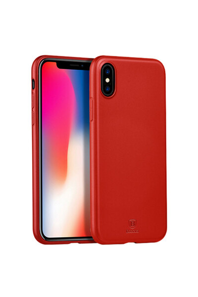 Samsung Θήκη Baseus για J4 Plus, εξαιρετικά λεπτή TPU, κόκκινη