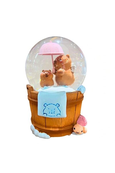 Muhcu Home كرة ثلجية كبيرة الحجم بتأثير تساقط الثلوج السوداء - البطاريات متضم...