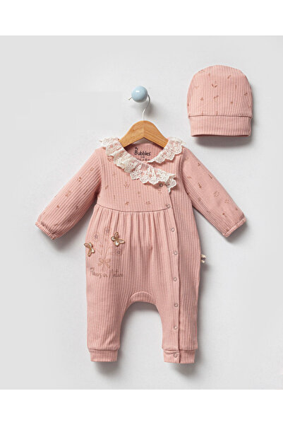 by bubbles Natural Butterfly Detail Side Opening Jumpsuit