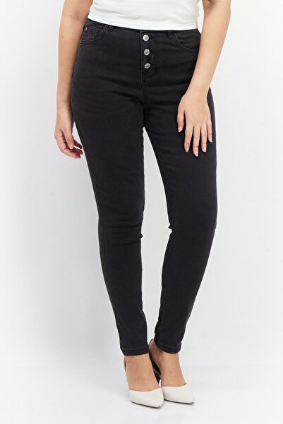 Don't Call Me Jennyfer Women Skinny Fit Washed Stretchable Jeans, Black