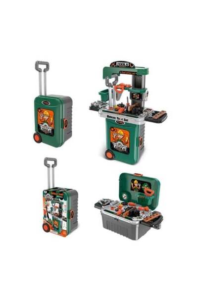 Generic حقيبة أدوات البناء للأطفال - "صندوق المهندس الصغير